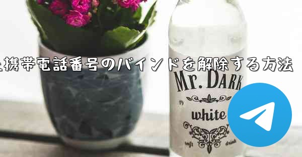紙飛行機にバインドされた携帯電話番号のバインドを解除する方法 - 電報Windowsチュートリアルチュートリアル